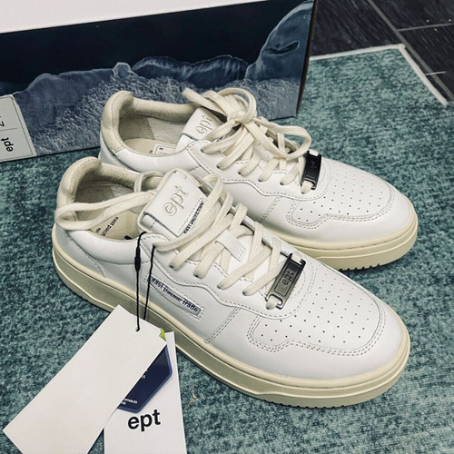 eastpacific white shoes for women  Korean casual shoes trendy brand ept sneakers retro lace thick-soled women's shoes