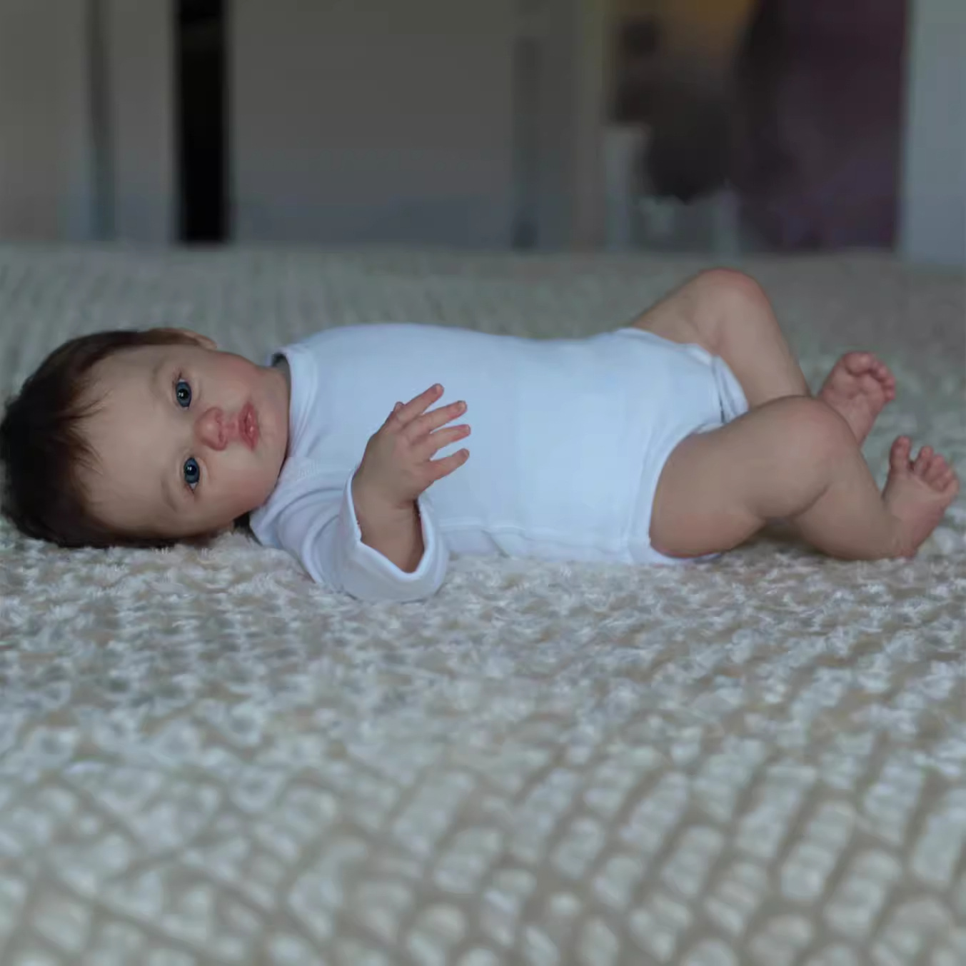 Muñeca Bebé Reborn Simulado con Relleno de Algodón PP para Niños