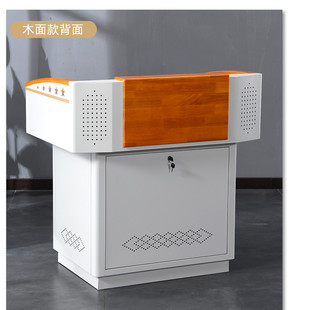 Multimedia Podium Steel Training Class Campus Class Teacher Podium Central Control Multi-Functional Lecture Table Conference Performance New Model