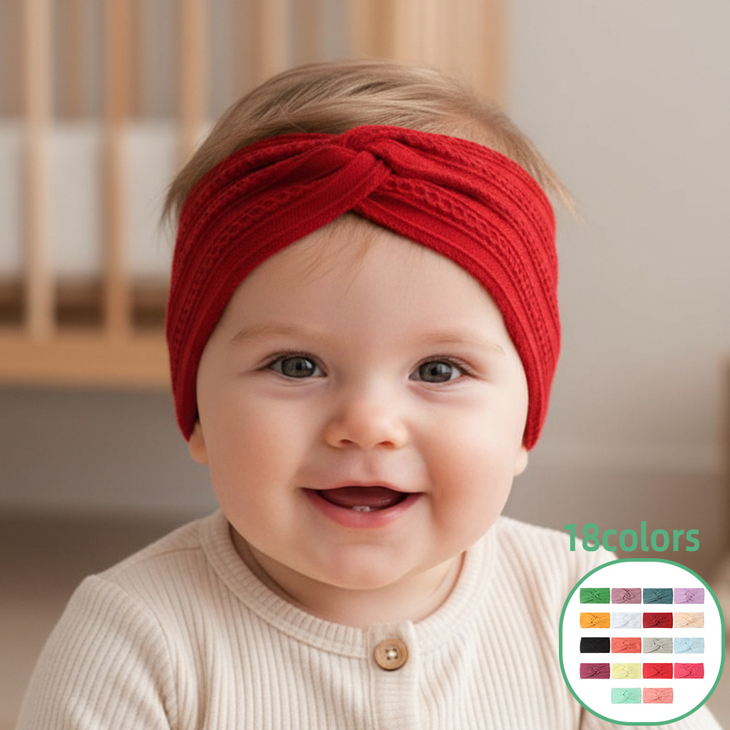 Nylon elastic children's soft headband