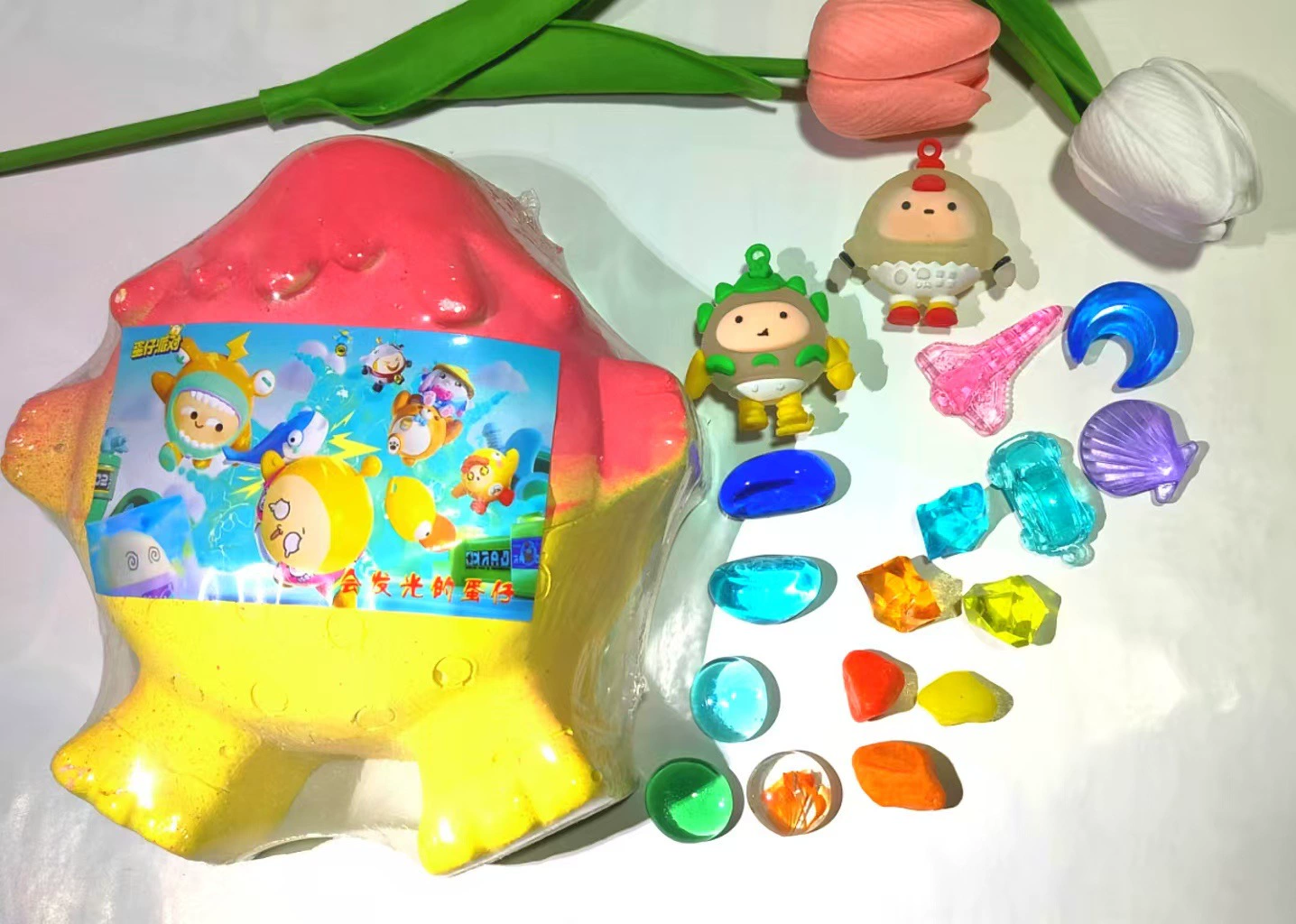 Archeological toy, mermaid, with gem