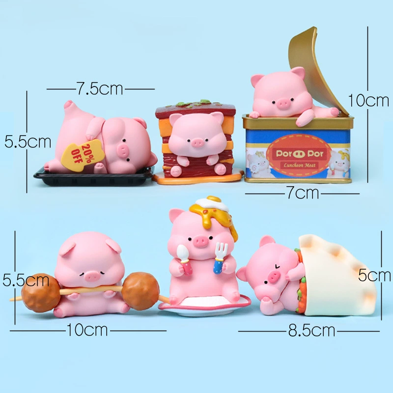 Q-version anime mini figure, cute character collectible, single blind-style figurine (61 g)