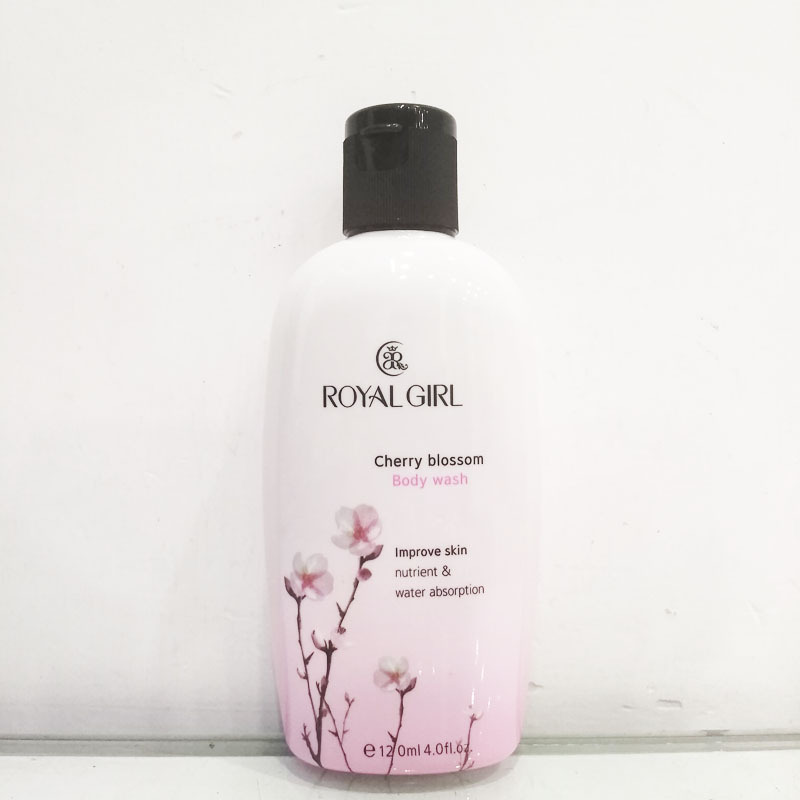 厂家批发皇家女孩樱花滋润沐浴露120ml
