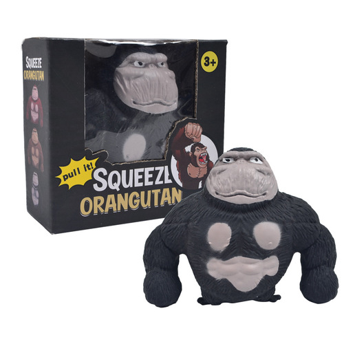 Internet celebrity sand gorilla toy pinching and stretching decompression sand bag deformation patting vent decompression toy