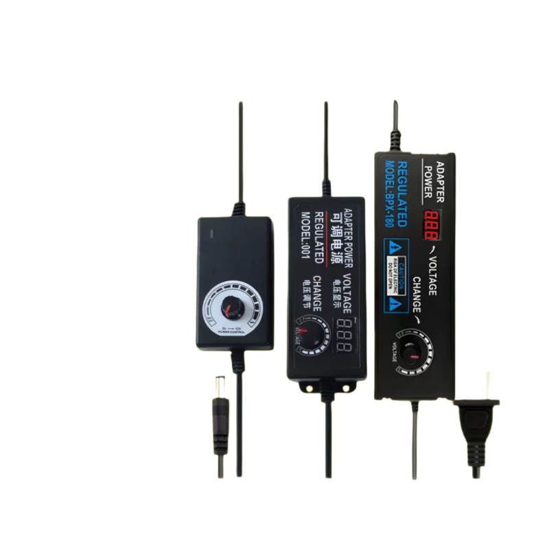 现货3-12V10A可调节电源适配器3-24V1A可调光LED灯电机马达可调速|undefined