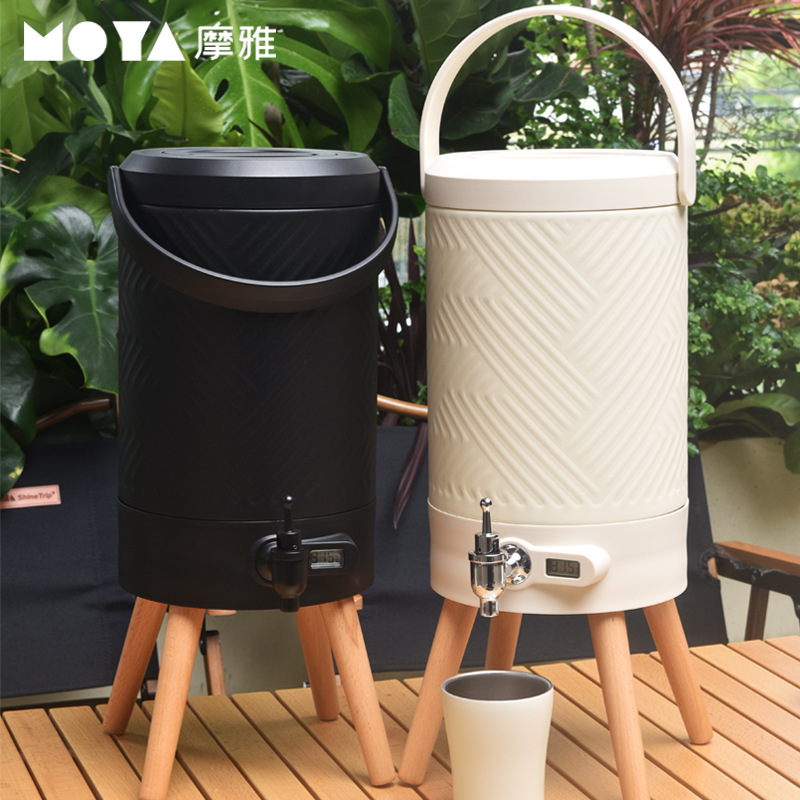 5 LLarge Capacity Double-layer Vacuum Coffee Barrel Outdoor304 Stainless Steelulation Barrel Restaurant Hotel Commercial Stewed Tea Barrel
