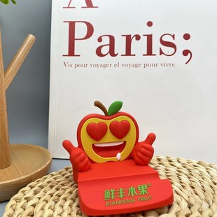 Customized Mobile Phone Holder Pvc Desktop Creative Cartoon Doll Holder Corporate Promotional Gift Mobile Phone Holder Customization