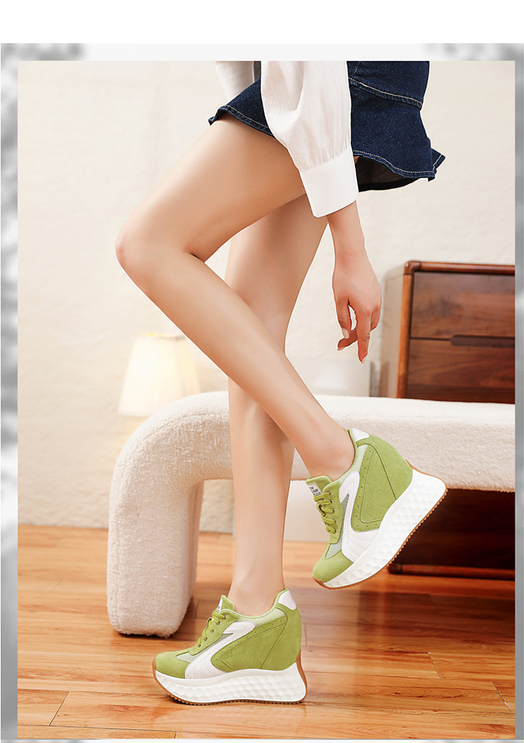 Giày sneaker nữ đế dày lưới thoáng khí, đế mềm êm chân — màu đen chi tiết 11