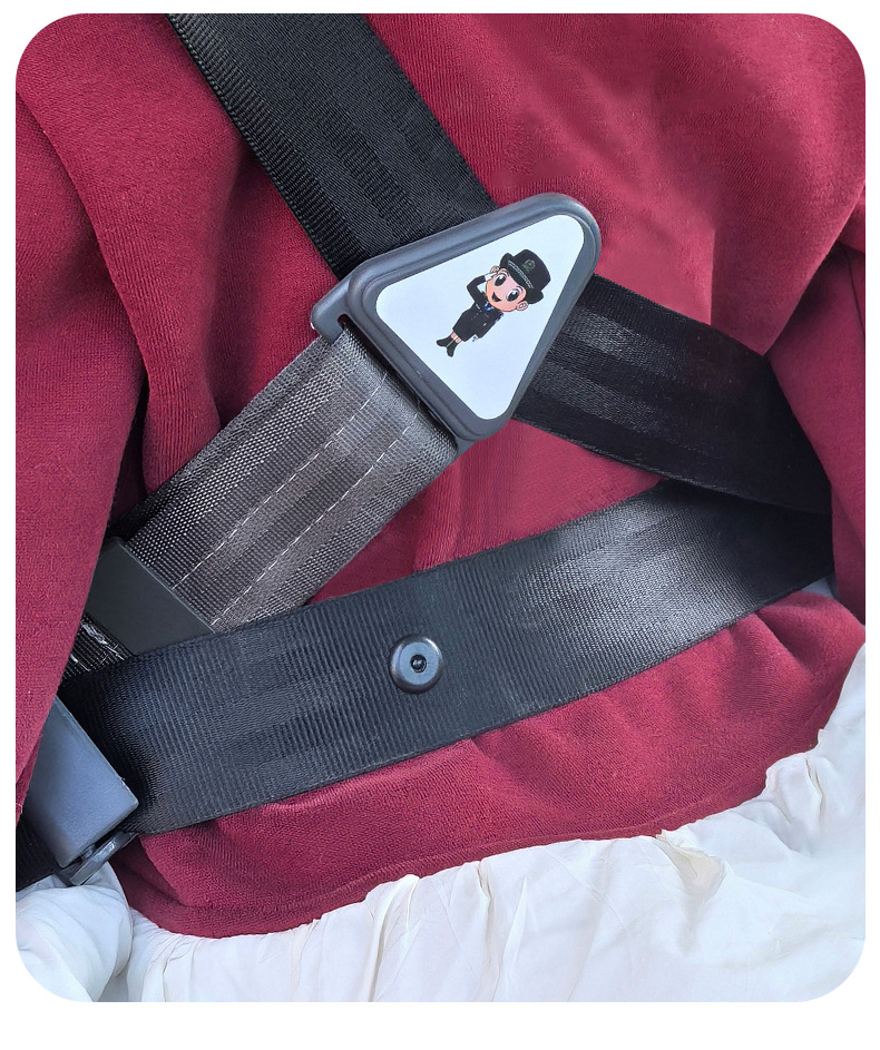Car child seat belt adjustment retainer anti-collar baby simple seat auxiliary with stopper shoulder guard