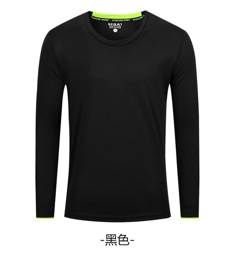 Black round neck long sleeves