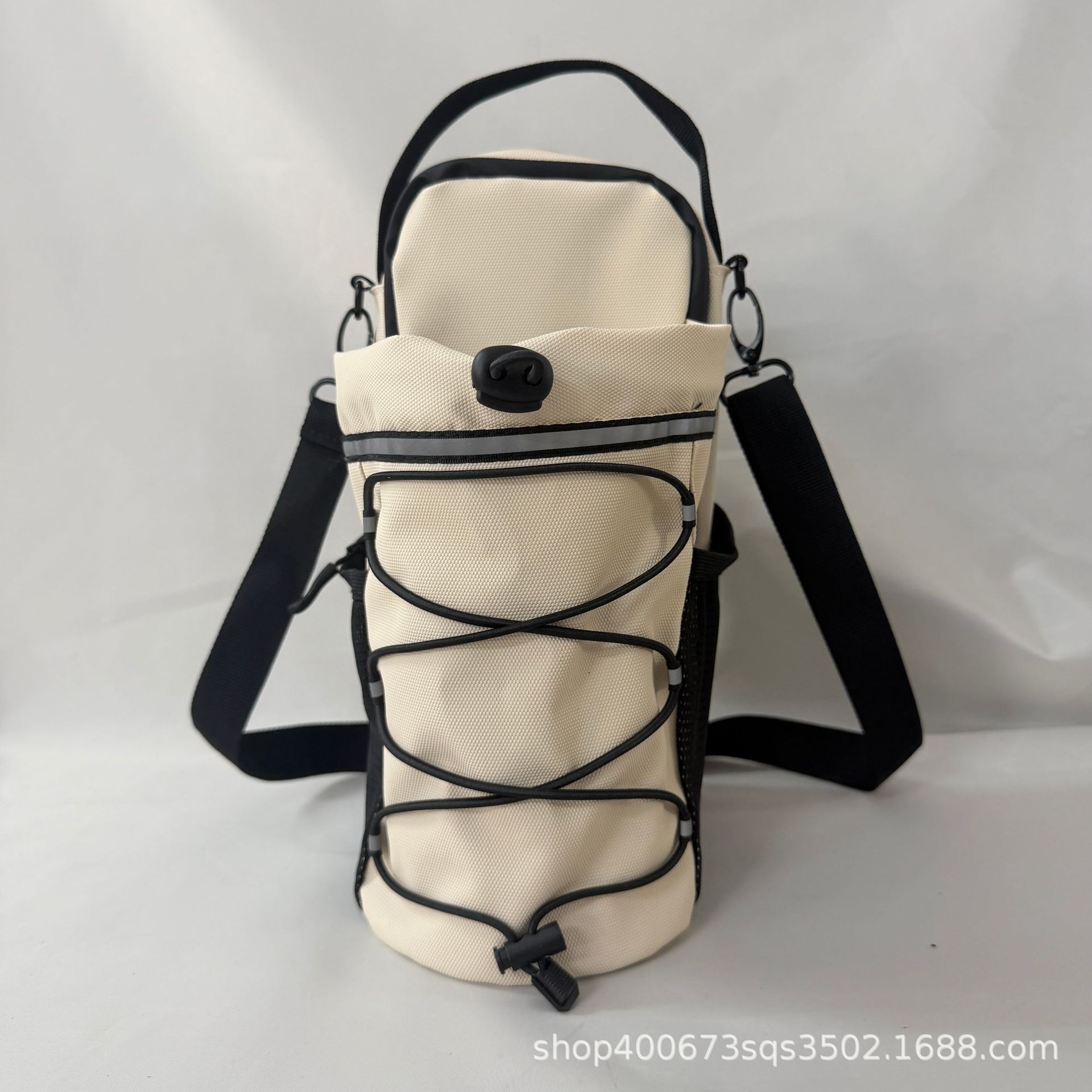 Venta caliente transfronteriza, especificaciones de color opcionales, bolsa de olla de succión magnética de fitness, bolsa de mensajero de taza de agua, bolsa de almacenamiento de artículos diversos de gimnasio