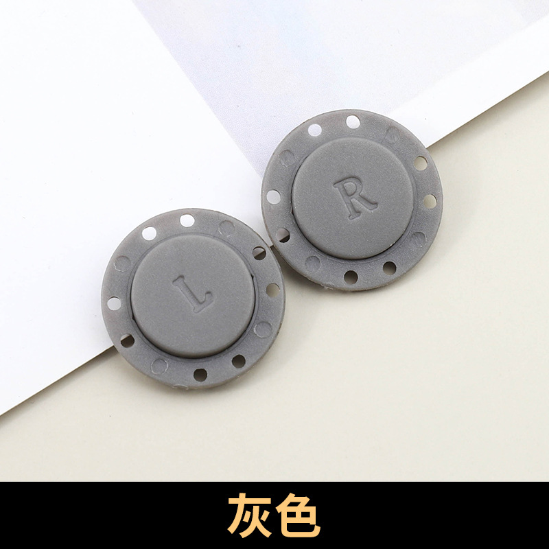 Color de nylon hebilla oculta hebilla magnética hebilla de succión magnética Madre y niño hebilla imán botón Botón abrigo hembra hebilla magnética invisible