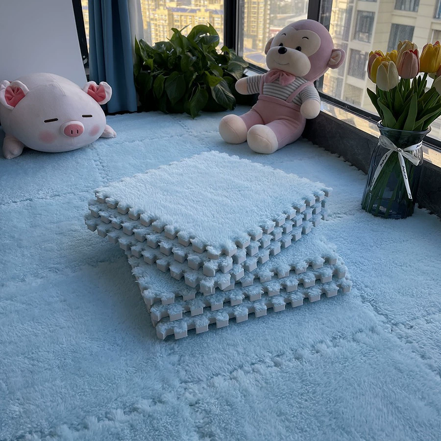 INS Wind Детская комната Полный магазин Flip -режим Foam Switching Plush Plush Plasma Carpet Bedroom