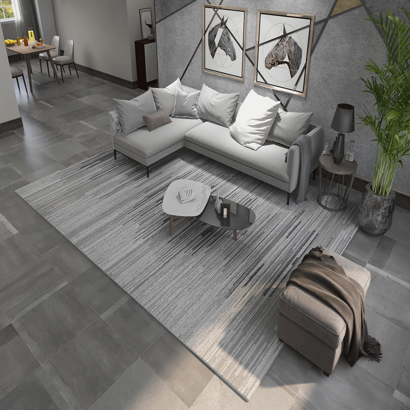 Nordic ins estilo sala de estar alfombra moderna minimalista elegante casa Mat dormitorio alfombra lavada mesa de té alfombra mat