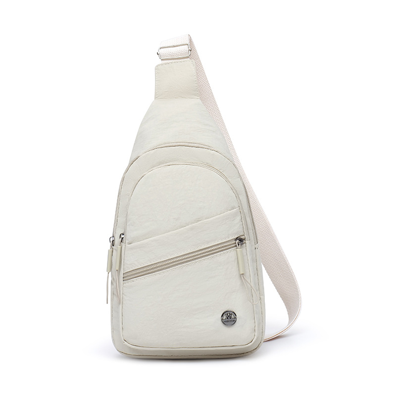 Bolso de pecho de tendencia transfronteriza para mujer multifuncional nuevo bolso de mensajero ligero hilo bordado tendencia mochila deportiva pequeña bolsa diagonal