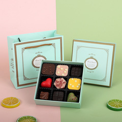 Afternoon tea gift box, chocolate packaging box, wholesale rose tea packaging box, Chinese Valentine's Day gift box