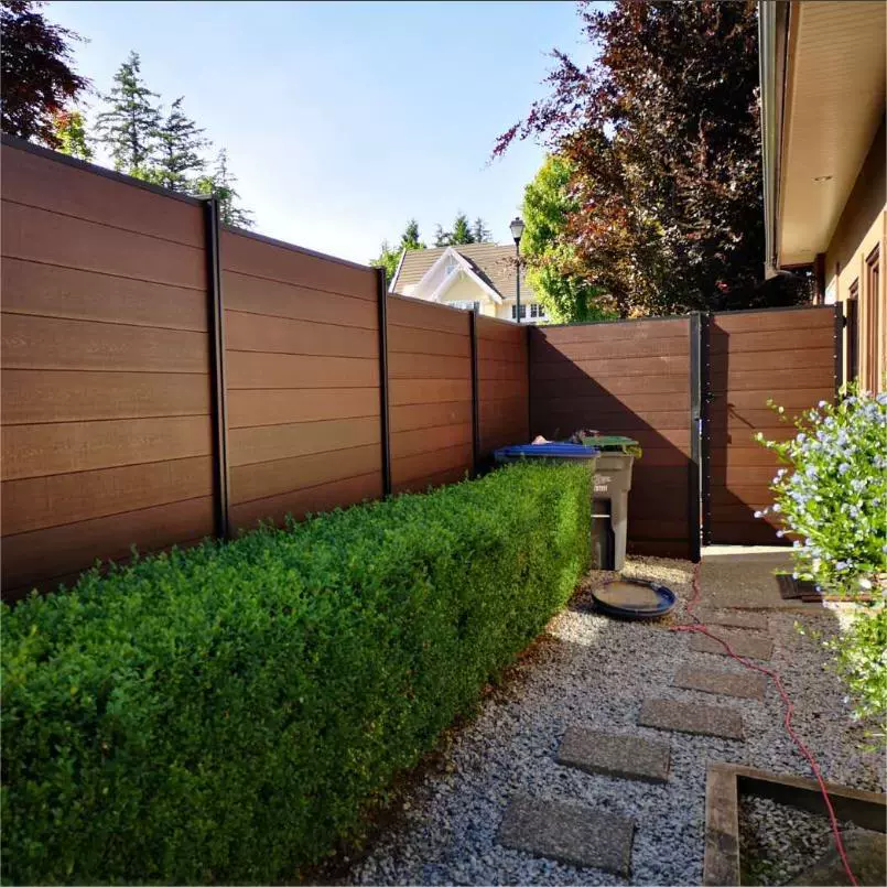 Садовые принадлежности алюминиевый сплав забор колонны ворота наружные WPC заборы доска для украшения дома