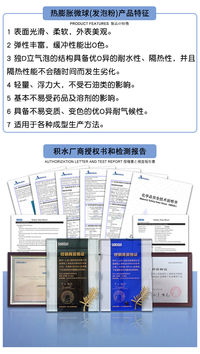 物理微球膨胀剂