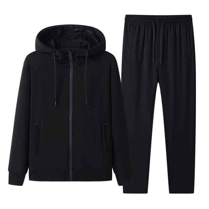 Transfronterizos primavera y otoño tiensil romano trajes deportivos masculinos casuales con sudadera encapuzada trajes sueltos pantalones de moda