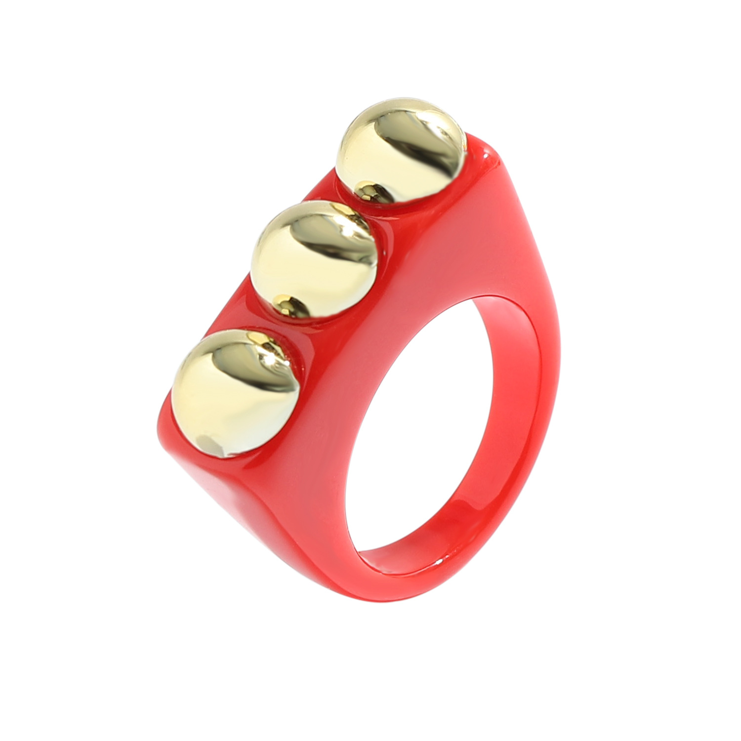 Fashion Acrylic Inlaid Metal Ring display picture 26