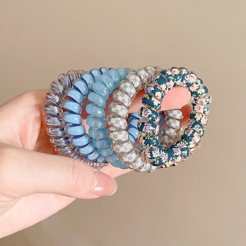 Caricatura encantadora anillo de pelo pulgar no daña el cabello de los niños correa de correa pequeña cuerda de cabello para niñas cuerda de cabello