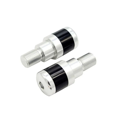 Motorcycle Handle Cover – Lever Handlebar Grip Plug - plug-silver