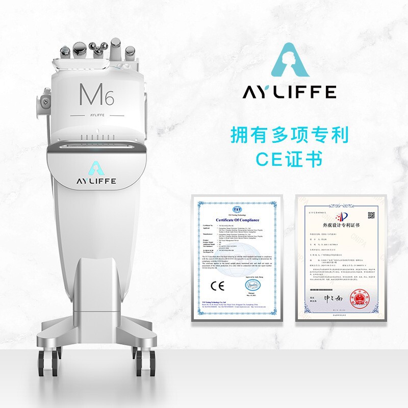 Wow M6 第二世代多機能高圧非侵襲性水光導入装置美容室小さな泡除去黒ずみ洗浄装置|undefined