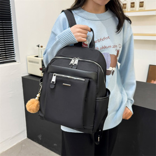 Casual Simple Trendy Multi-functional Travel Bag Personalized All-match Junior Senior high school Student Large Capacity Backpack Schoolbag