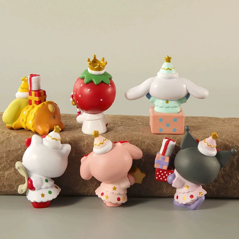 Hello Kitty, рождественская Cartoon минифигура, кукла, игрушка