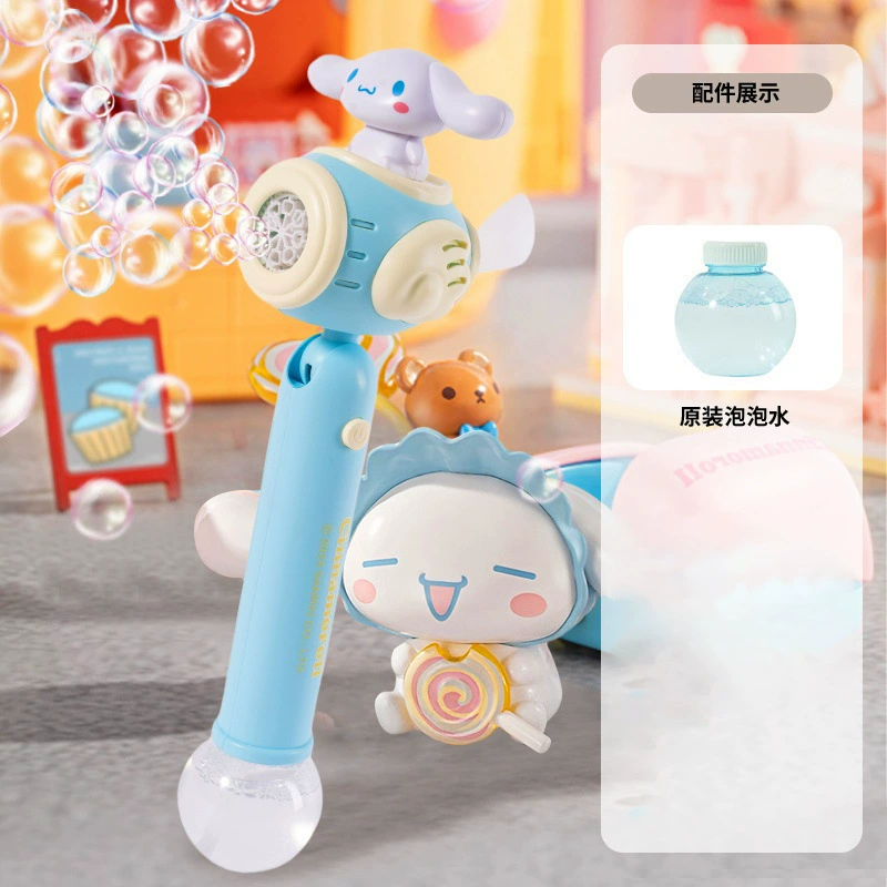 Sanrio, машинка для пенных пузырей, ручная игрушка, автоматические электрические пузыри, полностью автоматическая, новинка