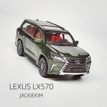 JKM1比64 雷克萨斯LX570合金车模SUV小汽车玩具模型JV64071