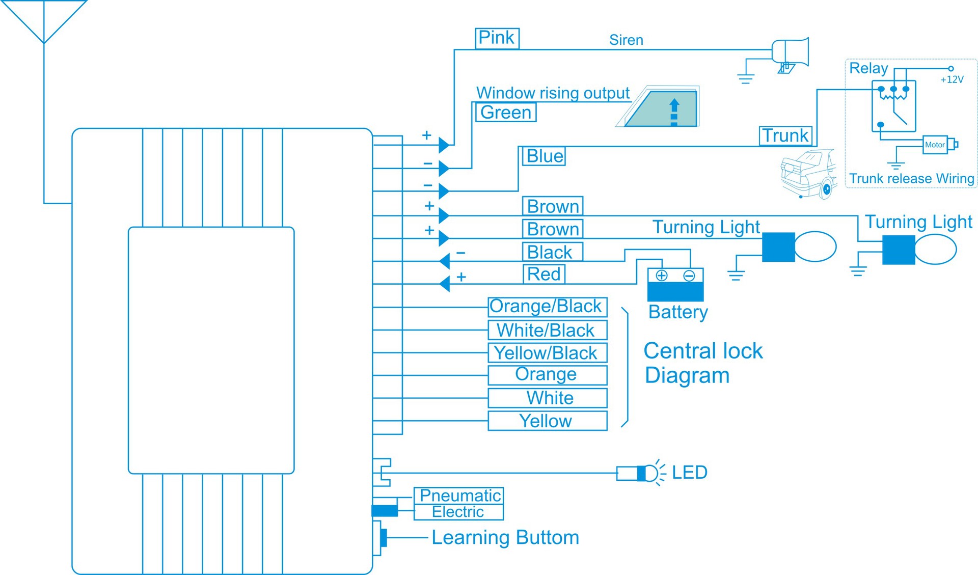 TSK-405Q英文接线图