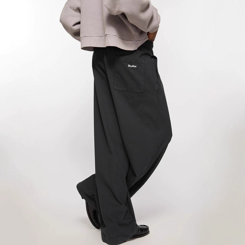 AC Straight Loose Wide-leg Pants Summer Thin Retro American Style High Street Trendy All-match Couple Casual Long Pants for Men