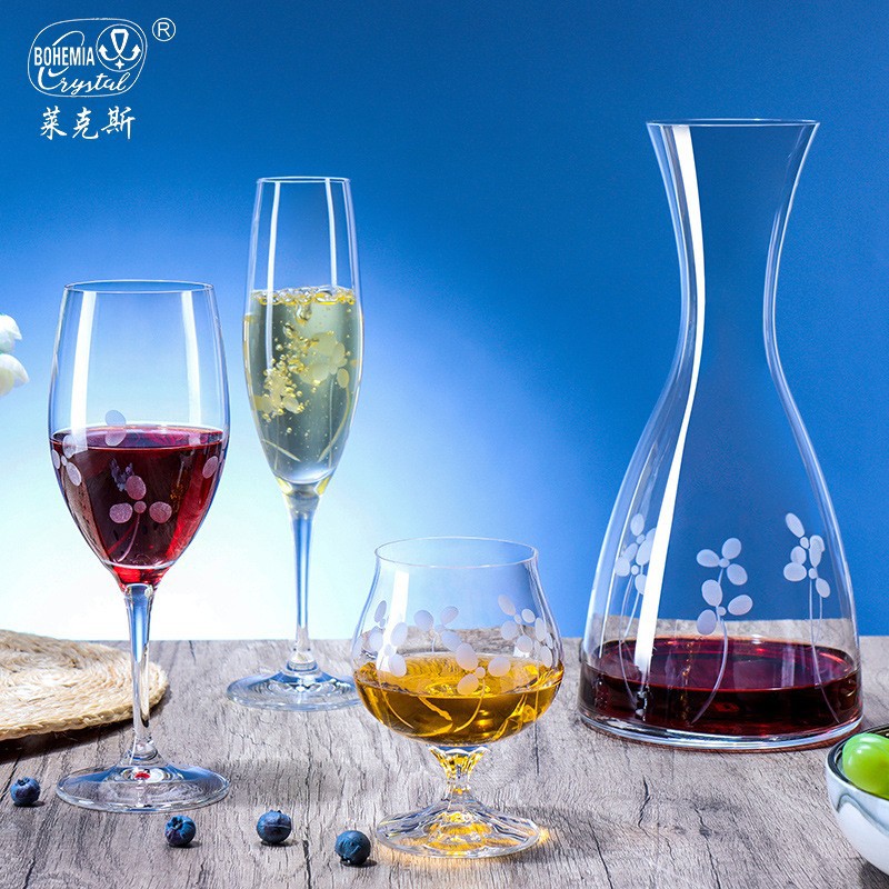 Tazas de cristal checas para el hogar esmerilado tazas de vino rojo tazas de borgoña talladas tazas hechas a mano tazas de vino creativas