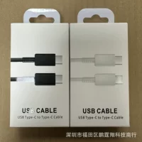 Для Samsung Double type c быстрая зарядка кабель для передачи данных коробка/спот 1 метр быстрая зарядка pd провод нейтральная коробка упаковки