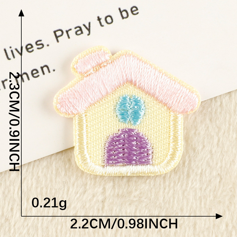 パッチ韓国刺繍パッチクリエイティブ漫画動物食品バッグ DIY アクセサリー한국Wappen パッチ布パッチ|undefined