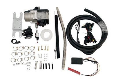 Automotive air conditioning: Preheating Engine Cab - mobile-phone-card-voice-large-water-pump
