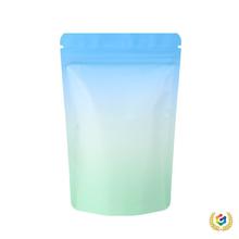 ✅新款现货双面彩色渐变可自立铝箔食品包装零食茶叶密封塑料自封