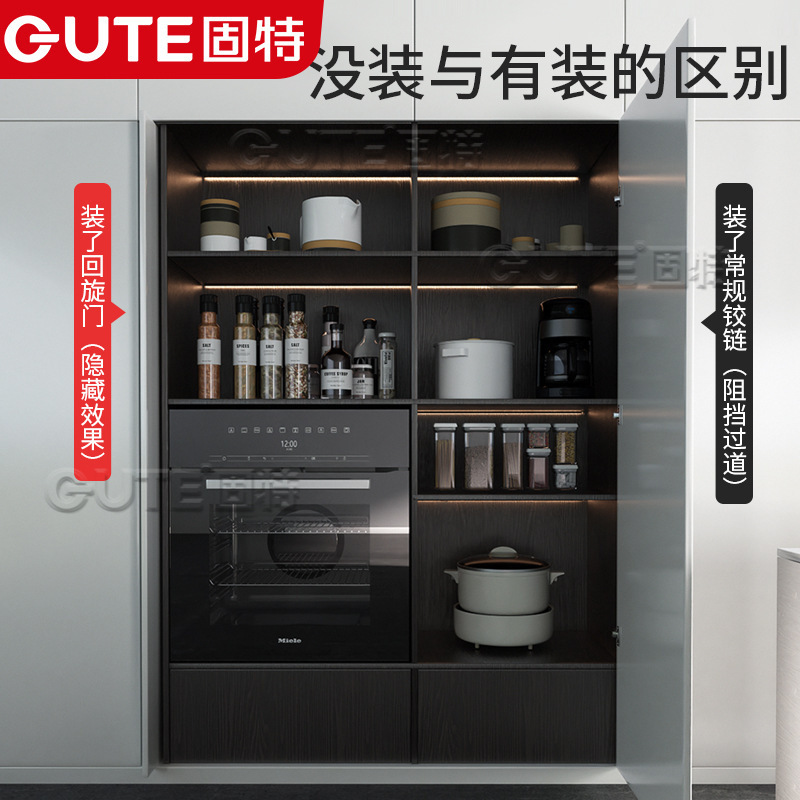 3Ew1 Swing Door Hardware Hidden Wardrobe Butterfly Door Track Folding Cabinet Pocket Door Retractable Slide Rail Accessories