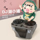 Shake the sound of the same style DJ tide pig dynamic music light walking boy children's electric toy Net red stall