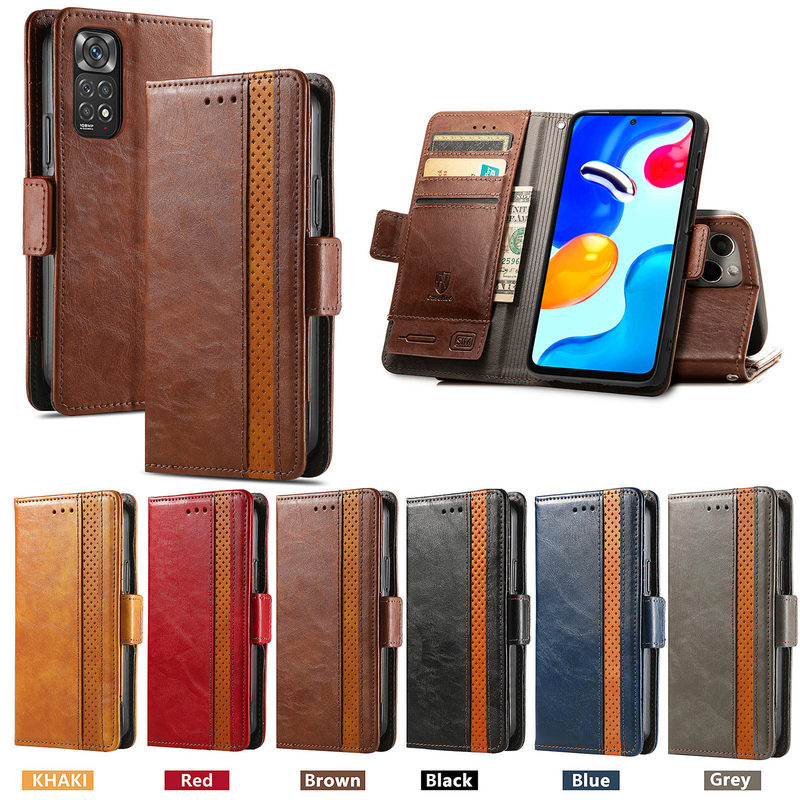 Suitable for Redmi Note15Pro Business Flip Phone Leather Case Rfid Anti-Theft Brush Xiaomi 17t Pro Protective Case