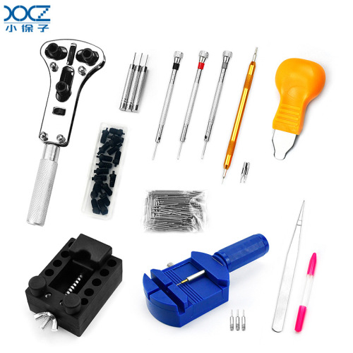 Watch repair tools, watch repair tool kit, 144 oil pen tool set, watch strap removal, open bottom watch repair combination
