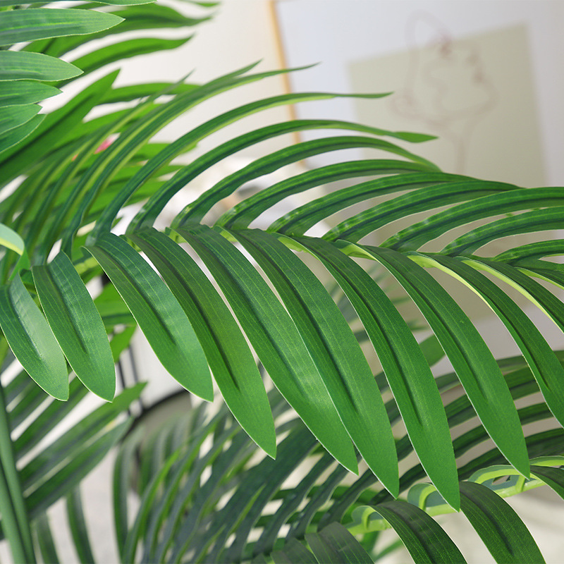 Especializado transfronterizo para simulación de girasol de cola suelta árbol de simulación grande planta de girasol de cola de fénix bonsái planta verde decoración de la sala de estar del hogar