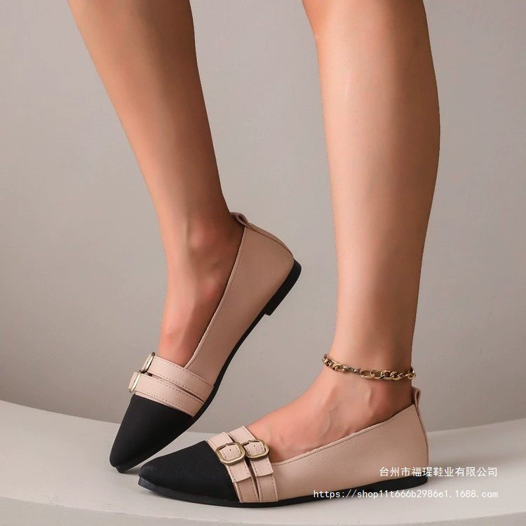 Женские туфли Мэри Джейн, весна-осень 2025, большие размеры, новые, с пряжкой, маленькие кожаные, мягкая подошва, слипоны