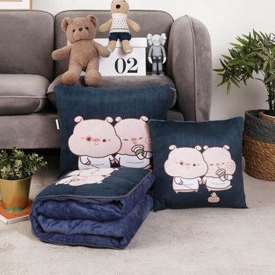 Pillow Blanket fold Pillows quilt Dual use thickening Cushions are Pillow sofa backrest Lunch break pillow automobile Pillow cover