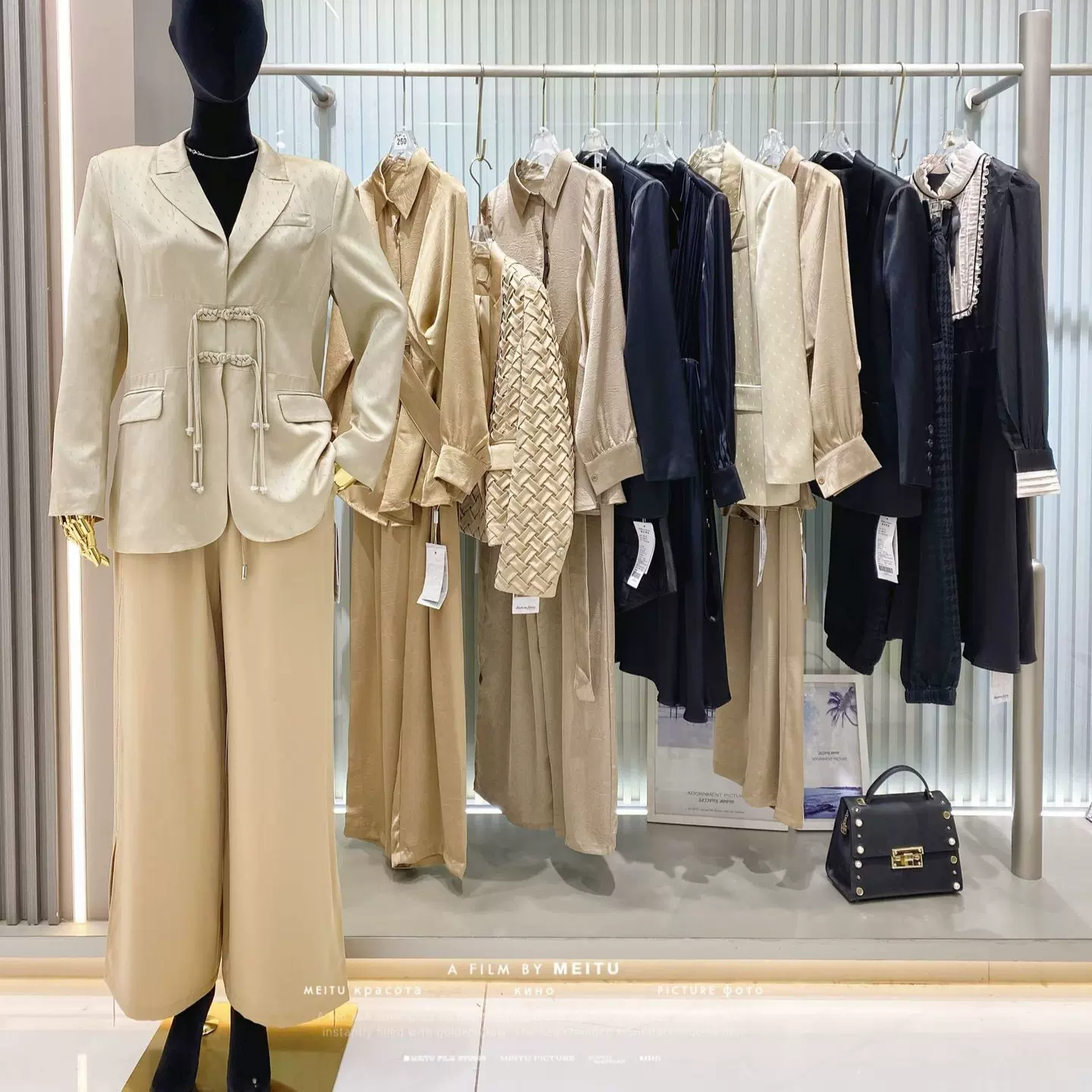 赫-本罗拉品牌春醋酸系列女装实体店直播货源品牌撤柜尾款批发