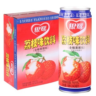 Lychee Refreshing Lychee Flavored Drink Coconut Fruit Pieces 240ml 24 Cans Banquet Banquet Fruity Drink Dg