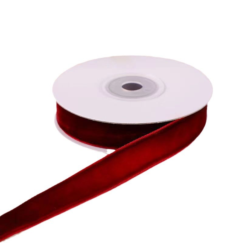 Cintas de terciopelo unilaterales acessorios de prenda de vestir accesorios de arco caja de regalo embalaje de flores