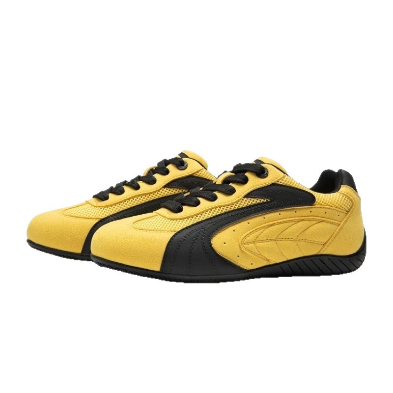 Zapatos casuales de suela blanda estilo Hong Kong para mujer, zapatillas de entrenamiento alemanas rojas de verano 2026, zapatillas deportivas retro casuales de carreras.