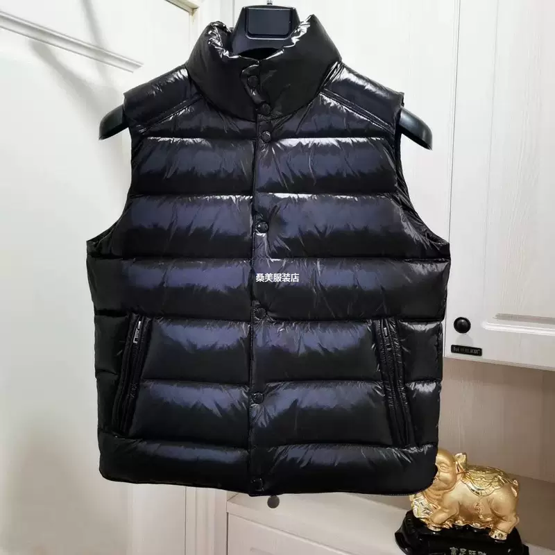 Жилет для отдыха с пухом, пуховик, Slim fit